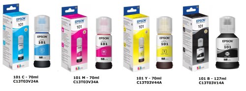 Cerneala originala Epson 101 pentru imprimante Epson L4150 L4160 L6060 L6170 L6190 Negru