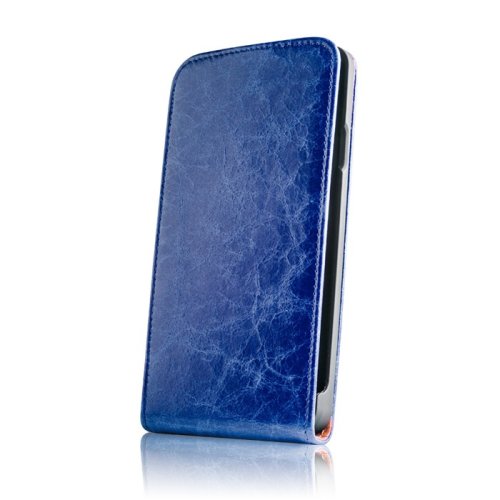 Forever Husa flip exclusive pentru iphone 6 plus confectionata din piele albastru