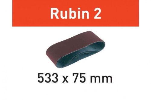 Banda abraziva l533x 75-p80 ru2/10 rubin 2