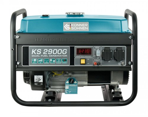 Generator de curent 2.9 kw hibrid (gpl + benzina) - konner & sohnen - ks-2900-g