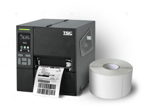 Pachet awb tracking - imprimanta etichete autocolante tsc mb240t + 1 rola etichete termoadezive awb a6 (105x148mm)