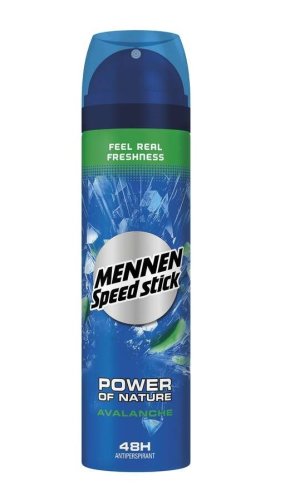 Deodorant spray power of nature avalanche, 150 ml, mennen speed stick