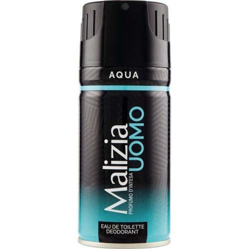 Deodorant uomo aqua, 150 ml, malizia
