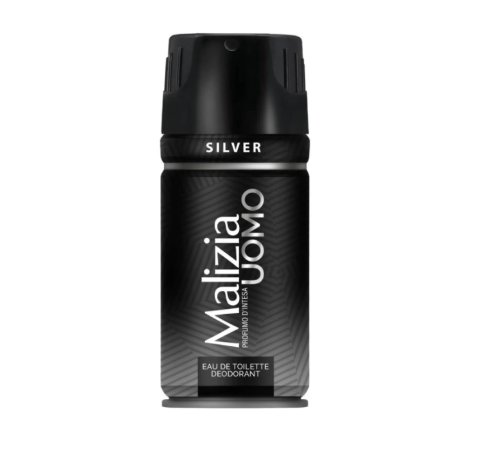 Deodorant uomo silver, 150 ml, malizia