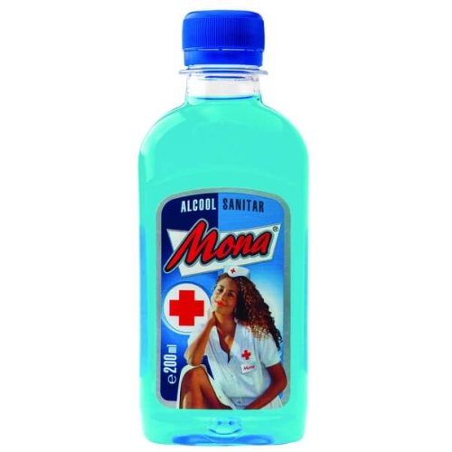 Mona spirt/alcool sanitar, 200 ml