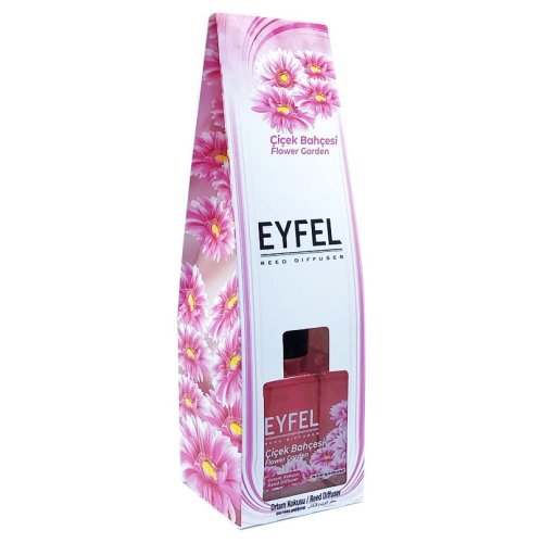 Odorizant camera cu betisoare aroma de flori de gradina 120 ml, Eyfel