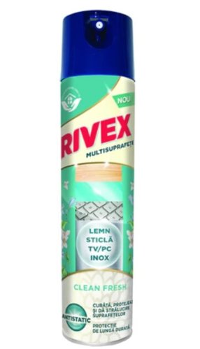 Rivex spray multisuprafete clean fresh, 300 ml