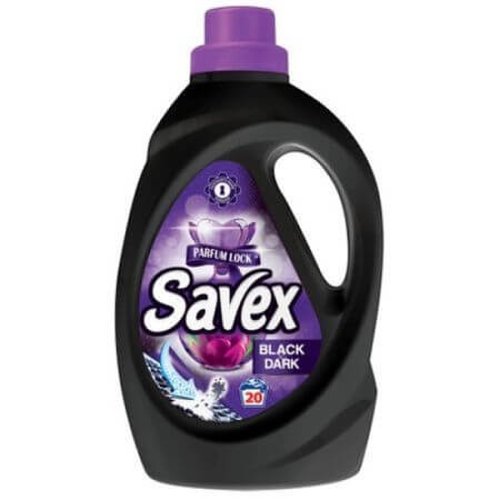 Savex detergent lichid pentru haine/rufe, parfum lock black dark, 20 spalari,1,1l