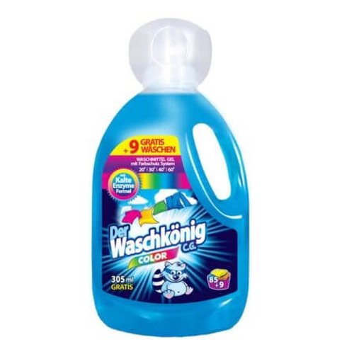 Waschkonig detergent lichid color pentru haine/rufe 94 spalari, 3.305l