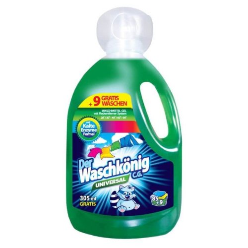 Waschkonig detergent lichid universal haine/rufe 94 spalari, 3.305l