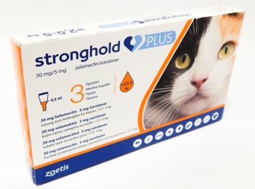 Stronghold plus pisica 30 mg 2.6- 5 kg 1 pipeta
