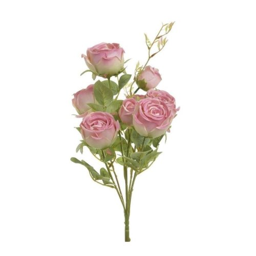 Buchet trandafiri artificiali, plastic, roz, roses bouquet