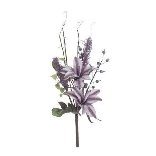 Floare artificiala, plastic, mov, branch