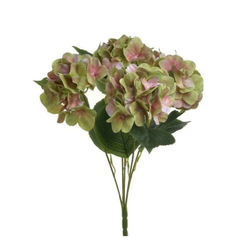 Hortensie artificiala, plastic, roz, bouquet