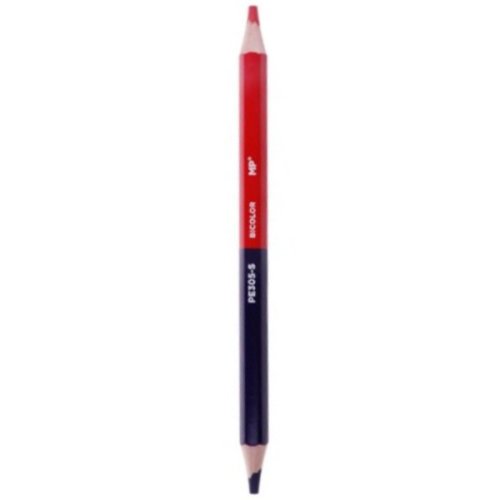 Creion 2 capete jumbo bicolor rosu albastru mina 5mm pe305-s