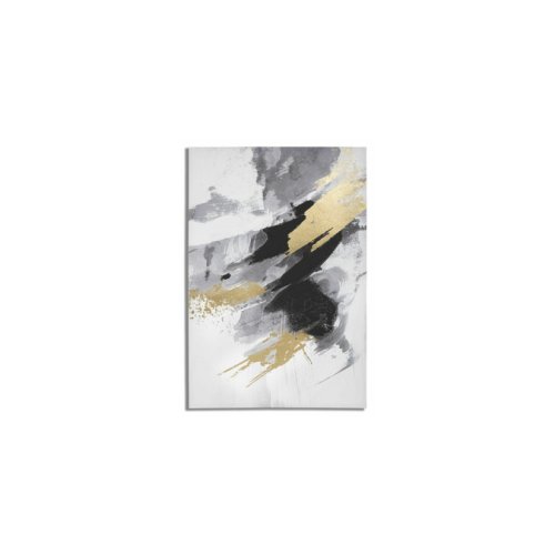 Tablou de perete abstract, roma1363, multicolor, lemn de brad si canvas, 120x80x3 cm