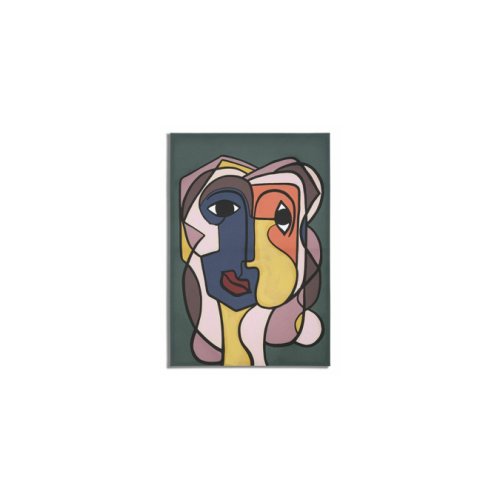 Tablou, roma1368, multicolor, lemn de brad si canvas, 90x60x3 cm