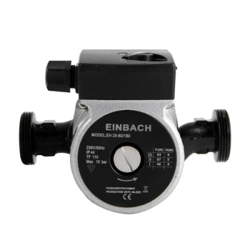 Pompa recirculare centrala ibo einbach eh 25-60/180, 55l/min, putere 93w