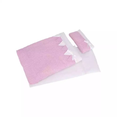 Goki Asternuturi pentru patut de papusi - linii roz