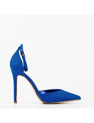 Pantofi cu toc engros dama sofly, albastru