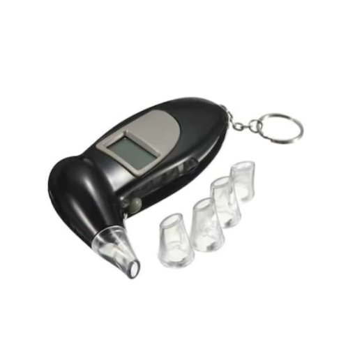 Alcool tester digital foxmag24® cu 4 capete, ecran lcd, semnal sonor, portabil