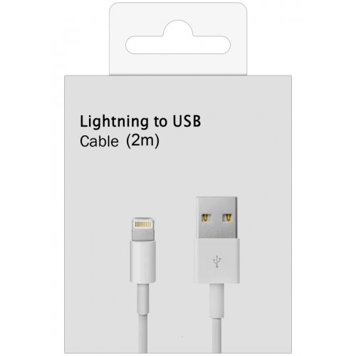 Oem Cablu de date si incarcare usb to lightning pentru iphone 5/6/7/8/x/xs/xsmax/xr, 2m, blister