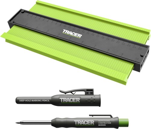 Calibre de contur tracer 250mm (10”) cu creion de constructie set de creioan pentru calibre si dulgheri