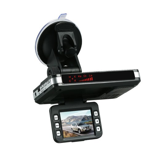 Camera auto 2 in 1 cu detector de radar integrat