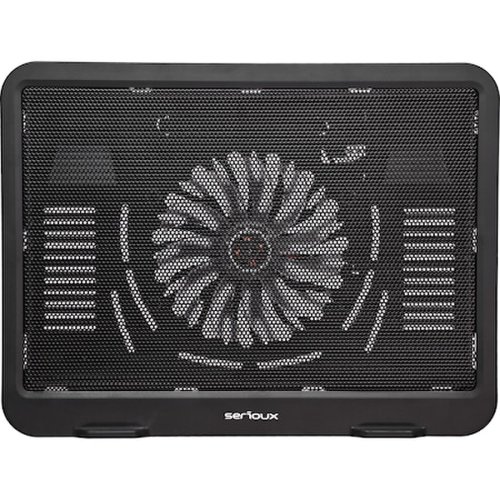 Cooler laptop Serioux ncpn19, 10-15.6, 1 ventilator, usb, negru