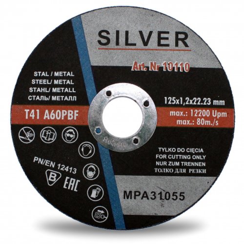Disc pentru metal si inox 125x1.2x22.2