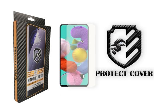 Protectcover Folie de protectie din silicon premium protect cover pentru samsung galaxy a51 protectie ecran-spate