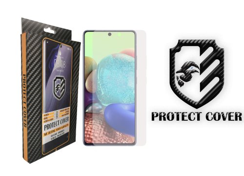 Folie de protectie din silicon premium protect cover pentru samsung galaxy a71 protectie ecran