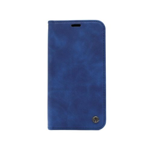 Husa de protectie, flip book, iphone 12 pro max, albastru
