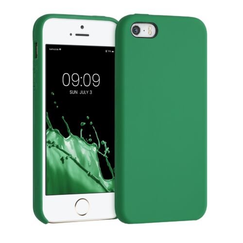 Husa pentru apple iphone 5s/iphone se, silicon, verde, 42766.227, kwmobile