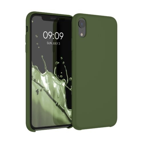 Husa pentru apple iphone xr, silicon, verde, 45910.179