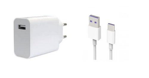 Incarcator retea, super fast charger pentru xiaomi, 27w, usb, mdy-10-el, 5a, + cablu de date usb-c, alb