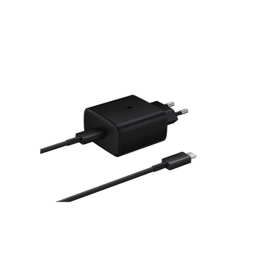 Incarcator retea super fast travel charger ep-ta845b + cablu pentru samsung s22/s22 ultra/s22 plus/note 10/10 plus, 45w, usb-c, negru