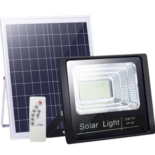 Oem Kit solar, lampa solara cu telecomanda si panou solar ip 66, 200w