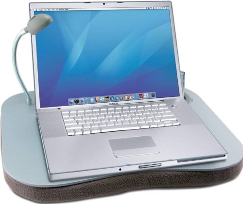 Oem Masuta pentru laptop, multifunctionala, cu lampa, perna, suport cana, suport pix