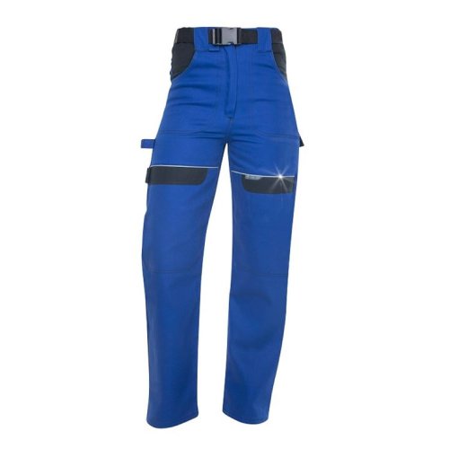 Pantaloni de lucru in talie cool trend - albastru - pentru femei 44 albastru