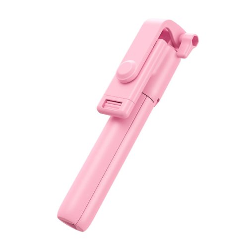 Selfie stick mrg mr1, pentru telefon, tripod , 360 grade, roz