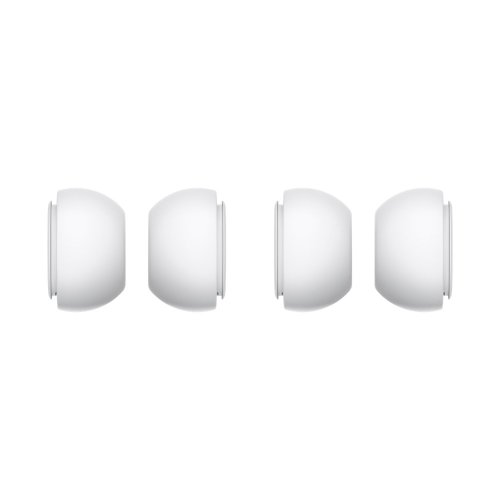 Set 2 perechi de dopuri padforce din silicon pentru casti airpods pro (ear tips), in-ear - alb, m