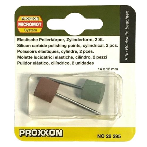 Set tamburi flexibili din silicon-carbid proxxon prxn28295, Ø12 mm, 2 bucati