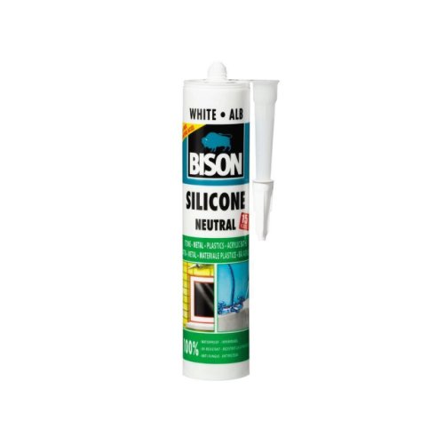 Silicon neutral bison, 280ml, alb