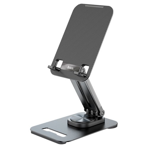 Suport de tableta negru cu picior de birou, reglabil si stabil, pentru utilizare confortabila a tabletei sau telefonului la domiciliu sau la birou, negru