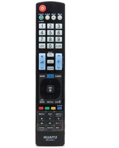 Telecomanda universala huayu rm-l930+1, cu functii multimedia compatibila cu televizoarele lg, negru