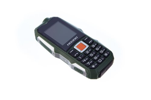 Telefon militar f8, dual sim, fm radio, bluetooth, lanterna, verde-gri