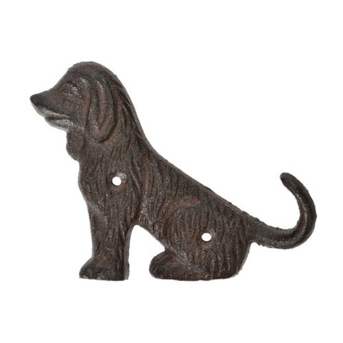 Esschert Design Agatatoare/cuier, esschert, dog tail, 2.3 x 12.2 x 9.5 cm, fier forjat