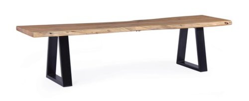 Bancheta artur, bizzotto, 178 x 45 x 45 cm, lemn de salcam/otel