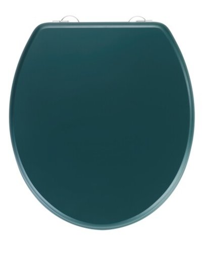 Capac de toaleta, wenko, prima, 37 x 41 m, mdf, verde inchis mat